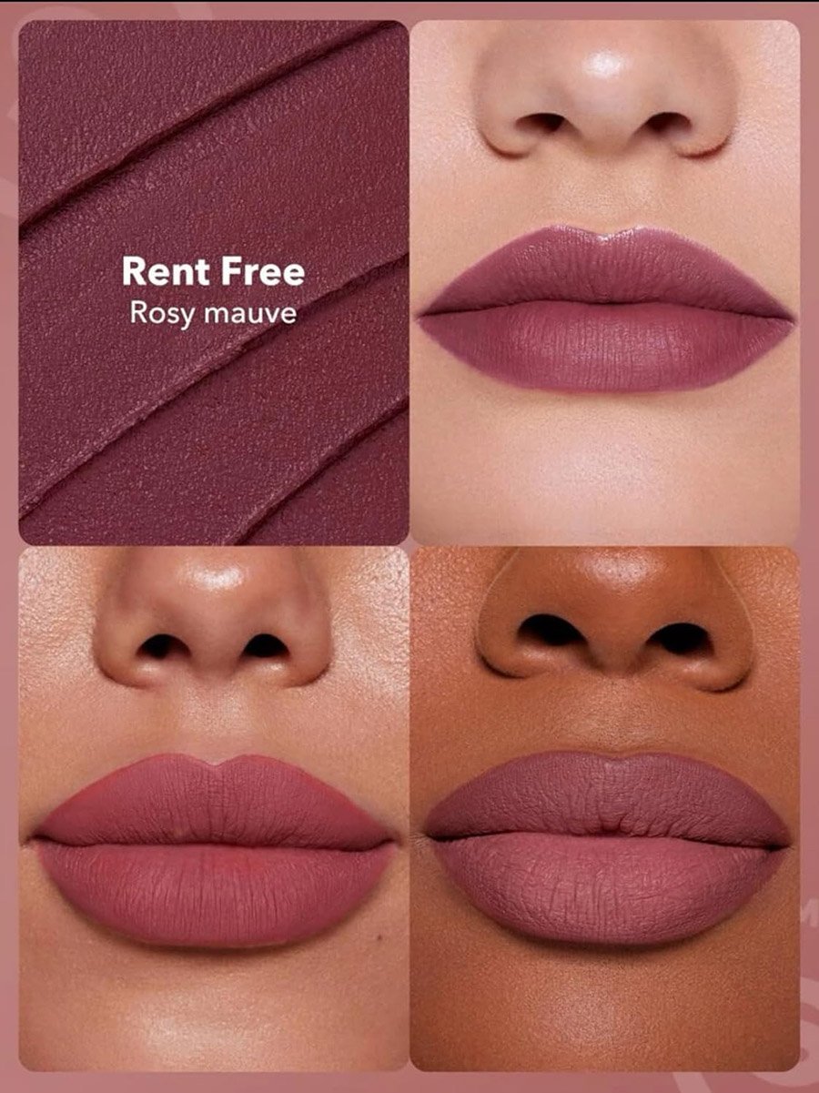 Dynamatte Boom Long-Lasting Matte Lipstick, Rent Free