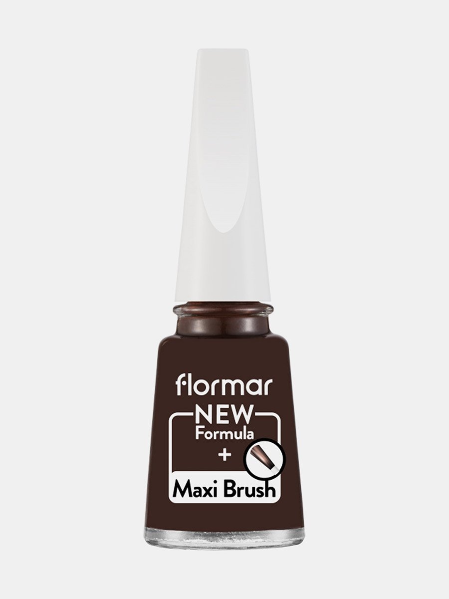 New Formula Maxi Brush Nail Enamel, 514 Bitter Cocoa