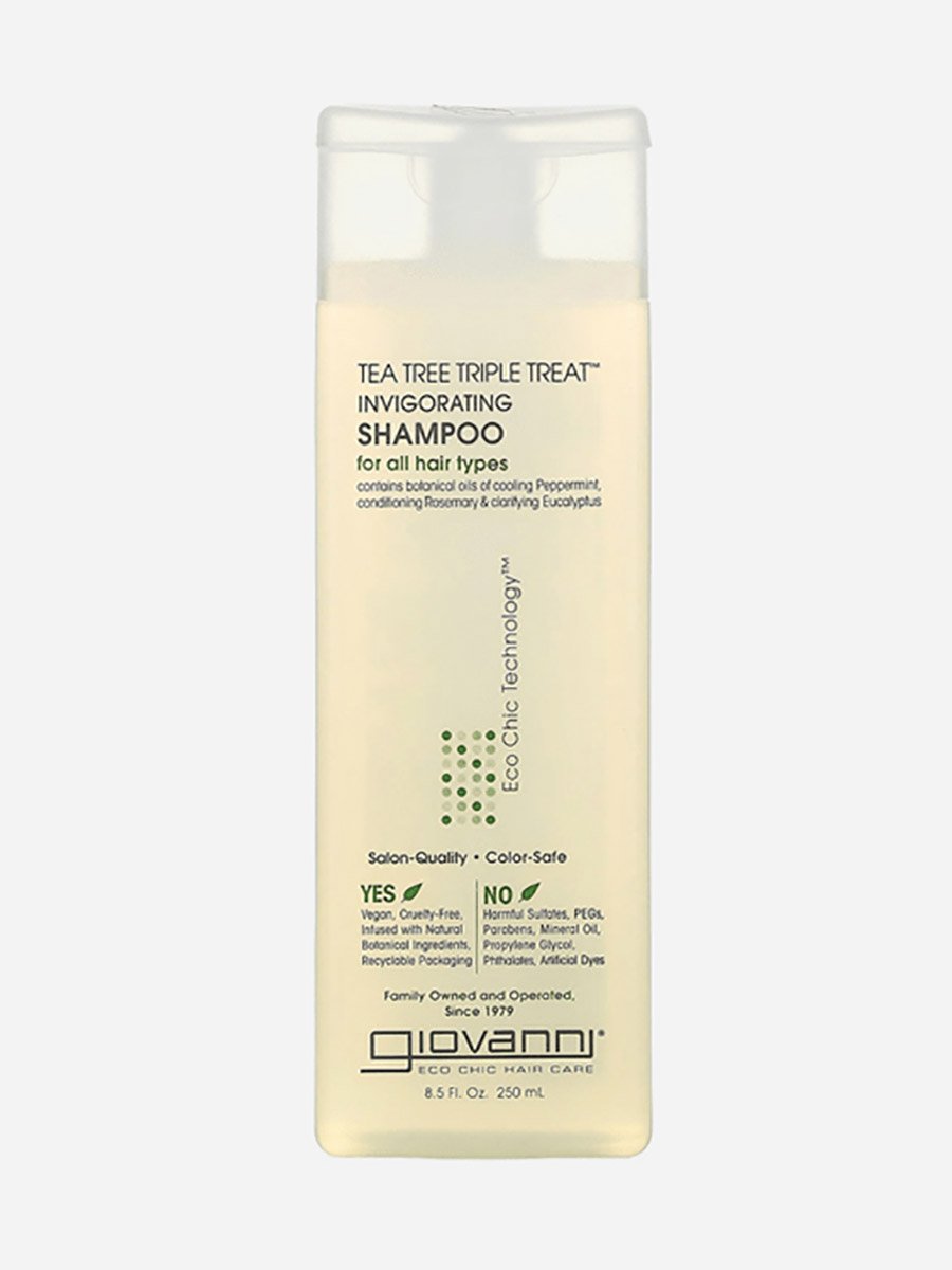 Tea Tree Triple Treat, Invigorating Shampoo, For All Hair Types, 250ml