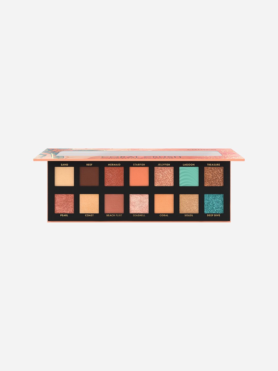 Coral Slim Eyeshadow Palette 030