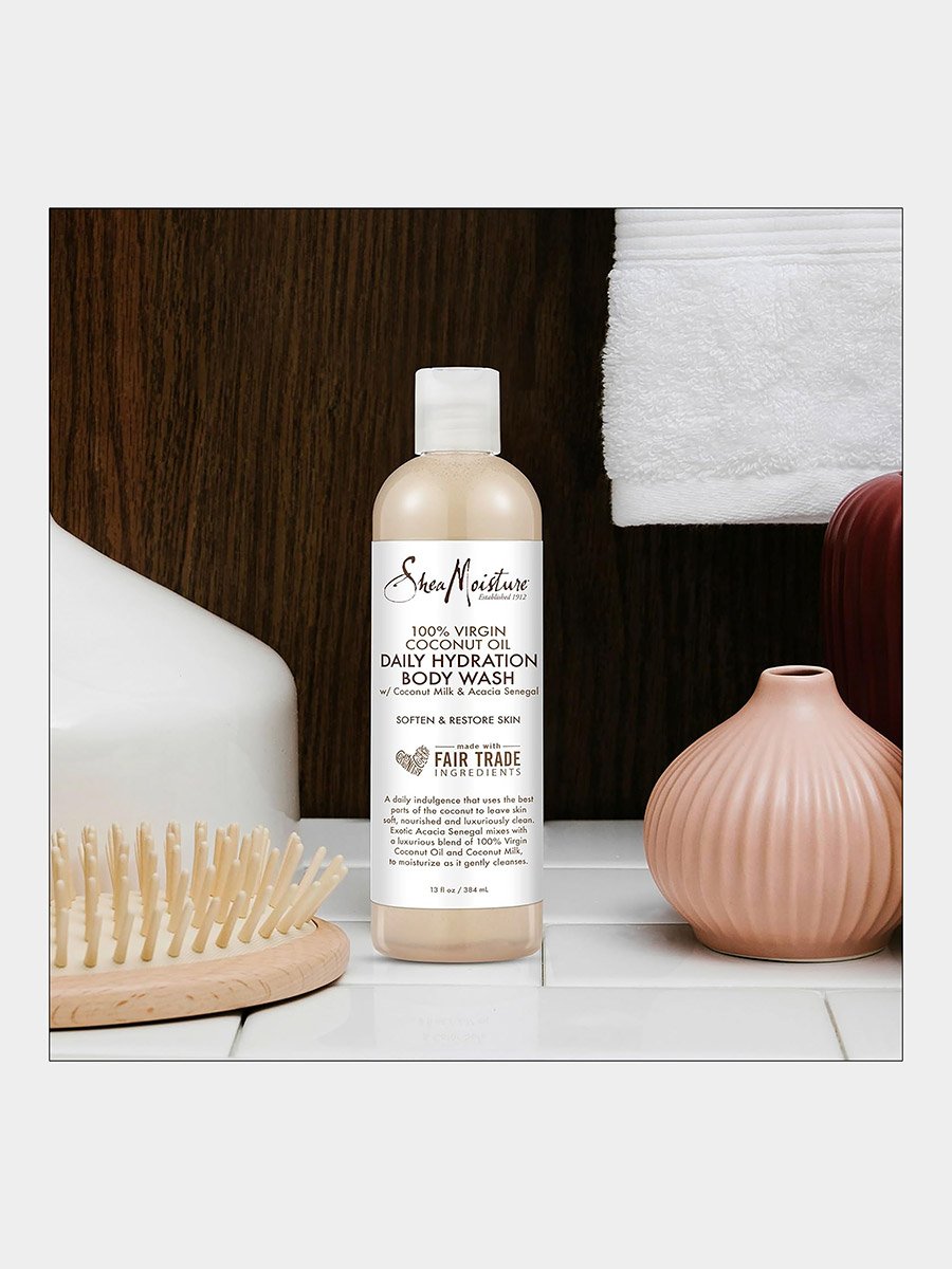 Coconut Oil Moisturizing Body Wash, 384ml