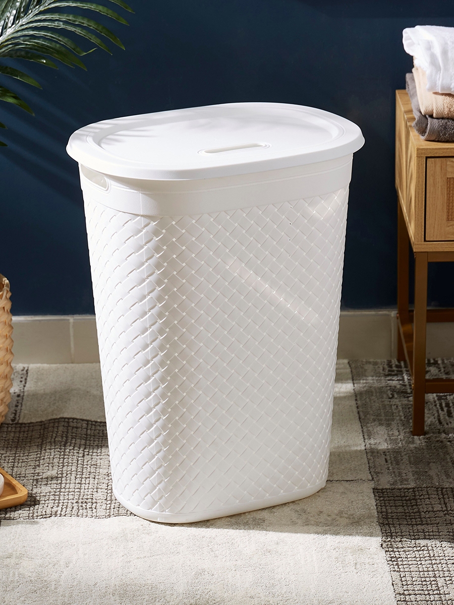 Tidy Laundry Hamper with Lid - 55 L