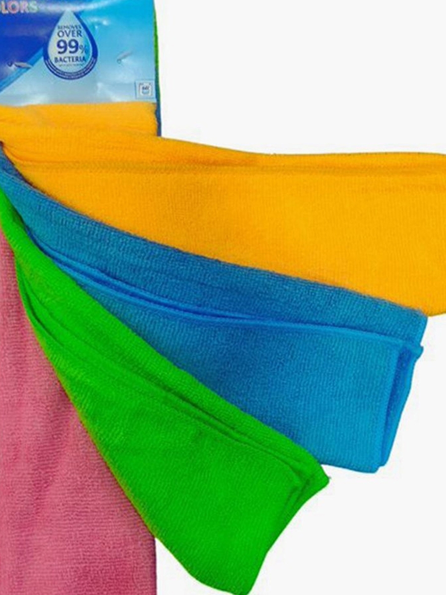 Vileda 4-Piece Microfibre Multipurpose Cloth Set - 17x5.5x4.5 cm