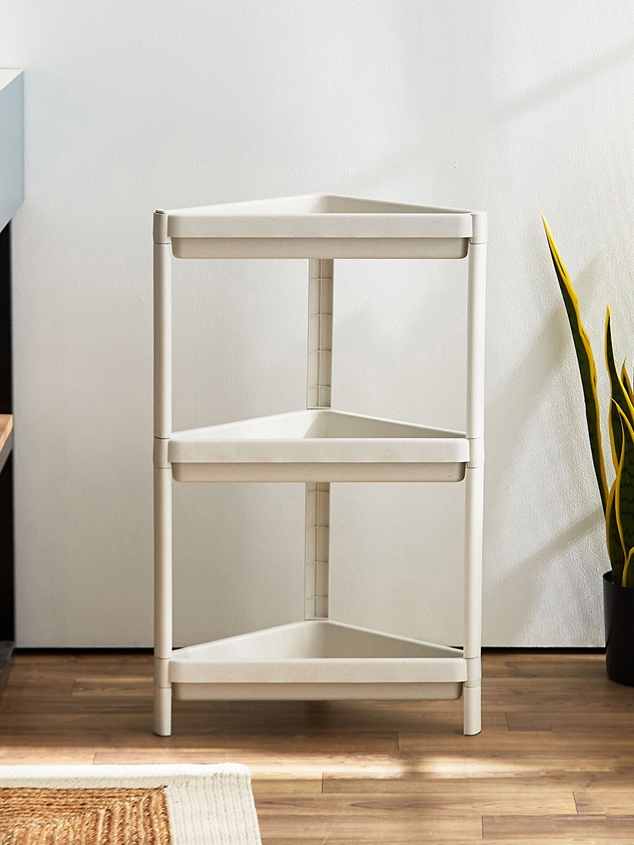 Allure Bios Triangle 3-Tier Bathroom Caddie - 44x27x72 cm