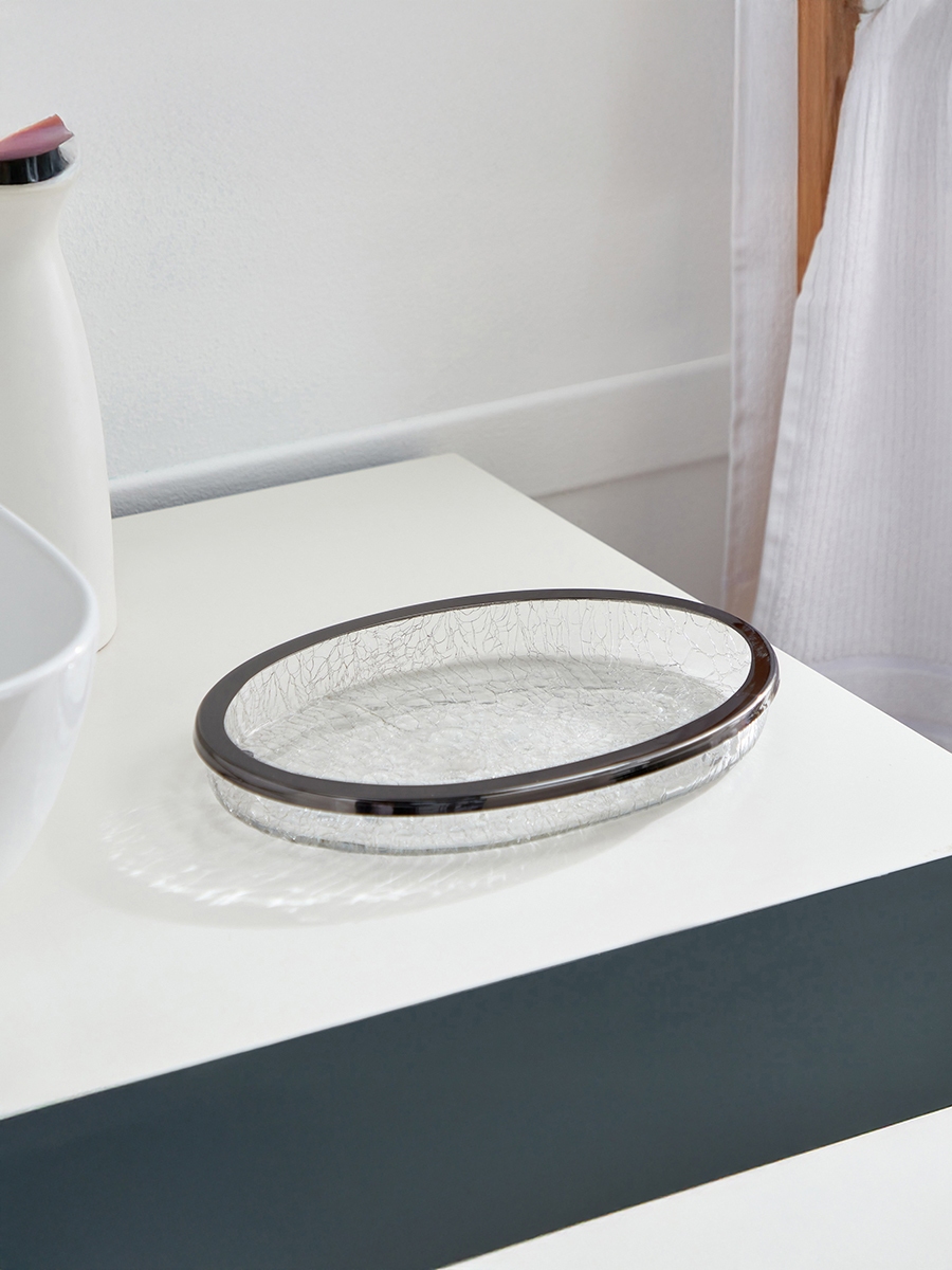 Cristal Glass Bath Tray