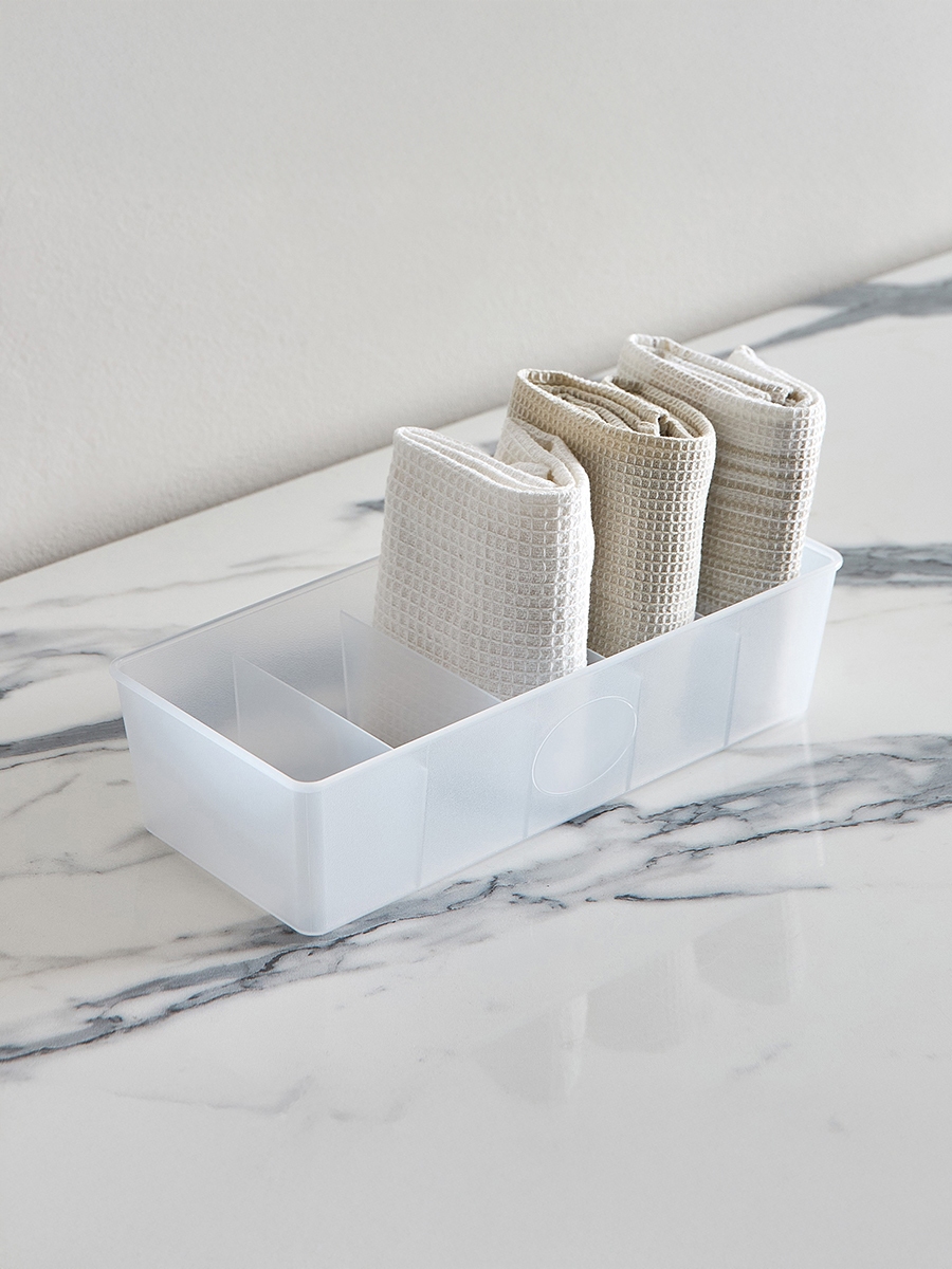 Inaya 5-Compartment Drawer Organiser - 30.7x13.8x7.8 cm