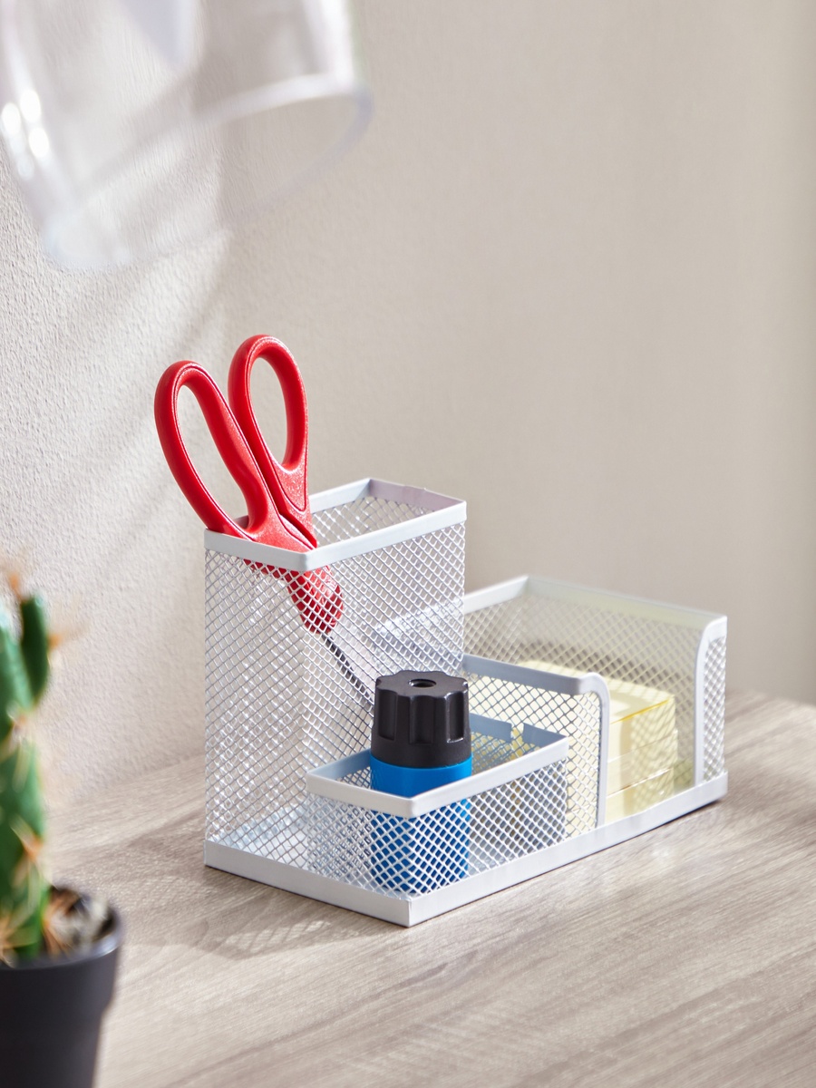 Mesh Desk Organizer Rack