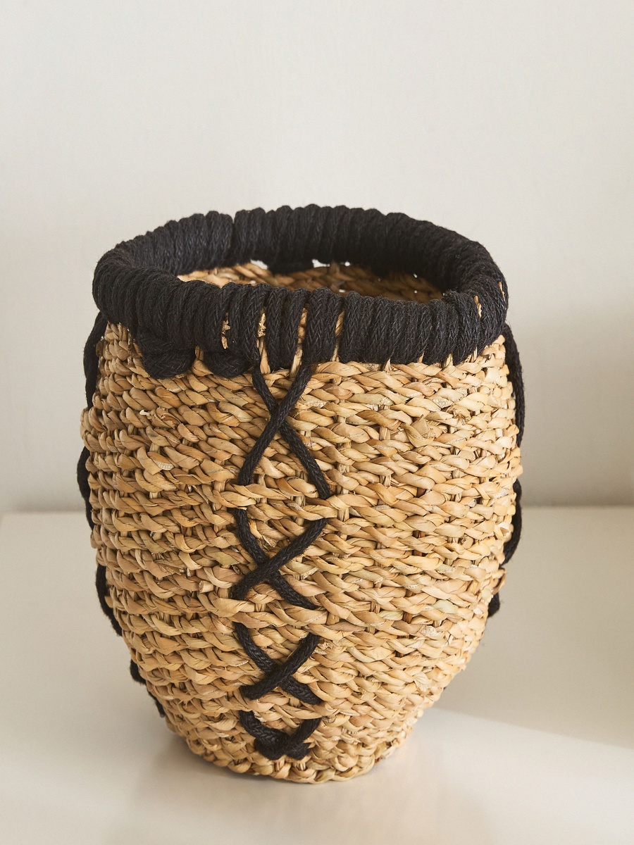 Naturaloom Stitch Multiutility Storage Basket - 25x22 cm