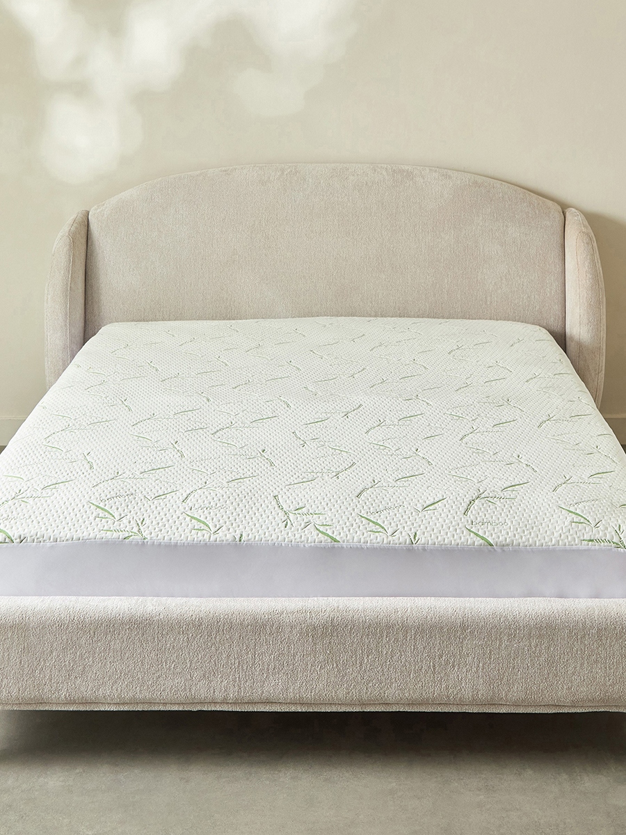 Bamboo Waterproof Olympic Queen Mattress Protector - 160x200+33 cm