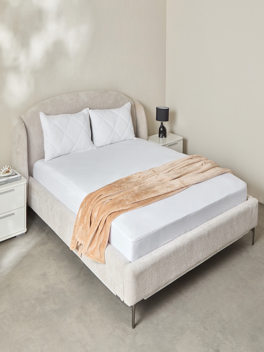 Atlanta Waterproof Olympic Queen Mattress Protector - 160x200+33 cm