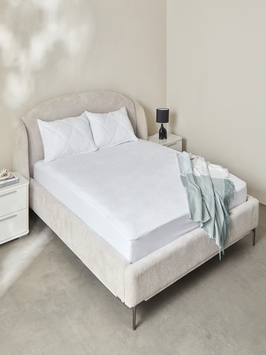Terry Waterproof Double Mattress Protector - 140x200+33 cm