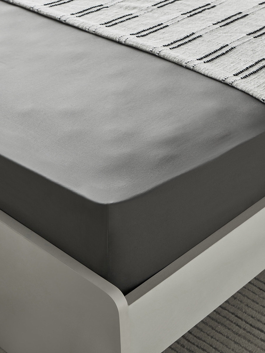 Essential Cotton Double Fitted Sheet - 140x200+36 cm