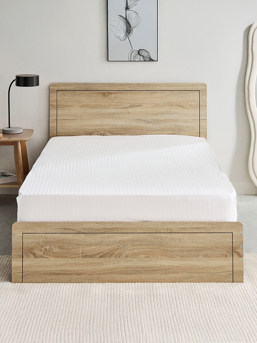 Hamilton Satin Stripe Twin Fitted Sheet - 120x200+36 cm