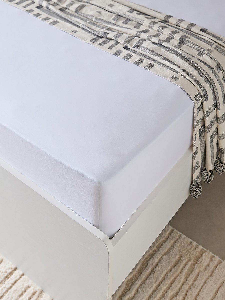 Essential Cotton King Fitted Sheet - 180x200+36 cm