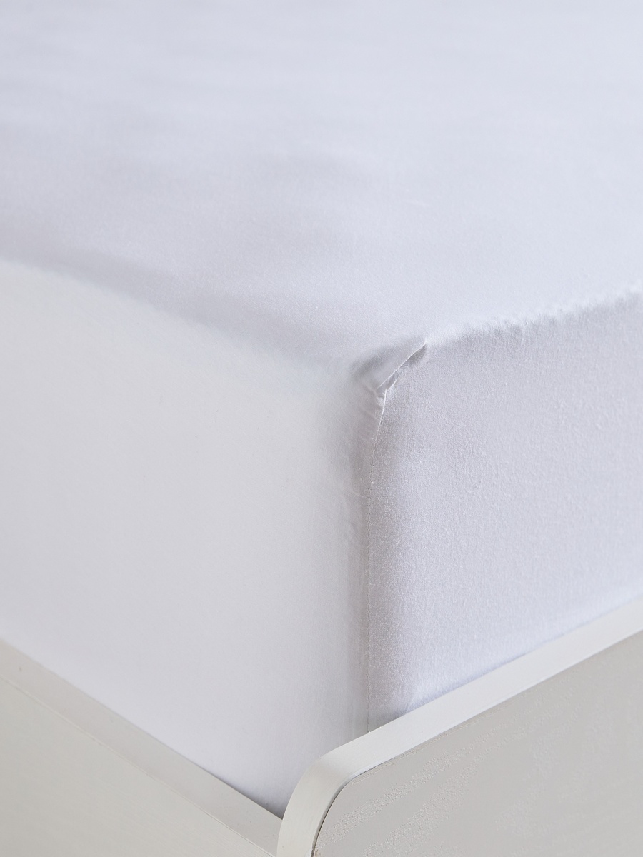 Essential Cotton King Fitted Sheet - 180x200+36 cm