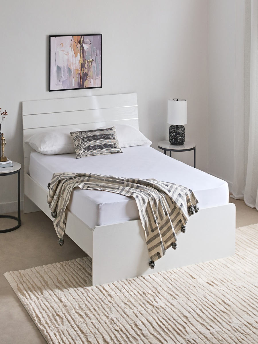 Essential Cotton King Fitted Sheet - 180x200+36 cm