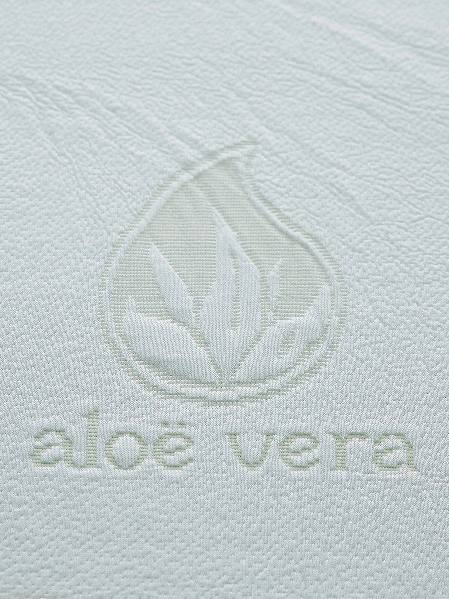 Aloe Vera Cool Gel Infused Memory Foam Super King Mattress Topper -  200x200x4 cm For Default Category at Saudi | Styli