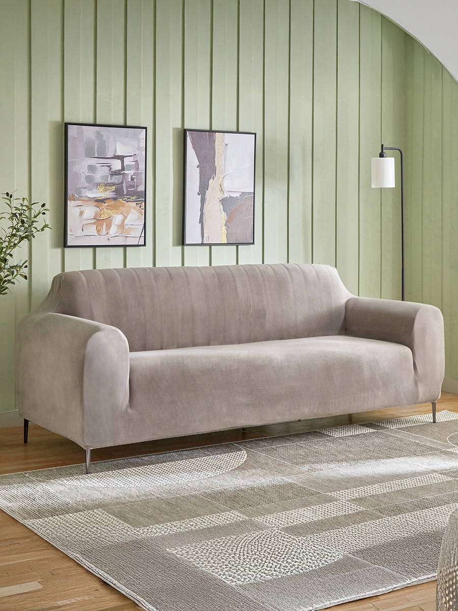 Veloura Velveteen 3-Seater Sofa Cover - 180-225 cm