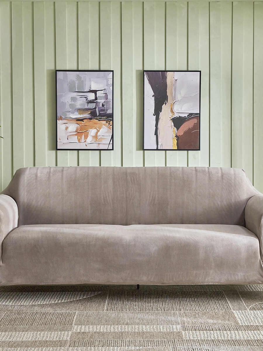 Veloura Velveteen 3-Seater Sofa Cover - 180-225 cm