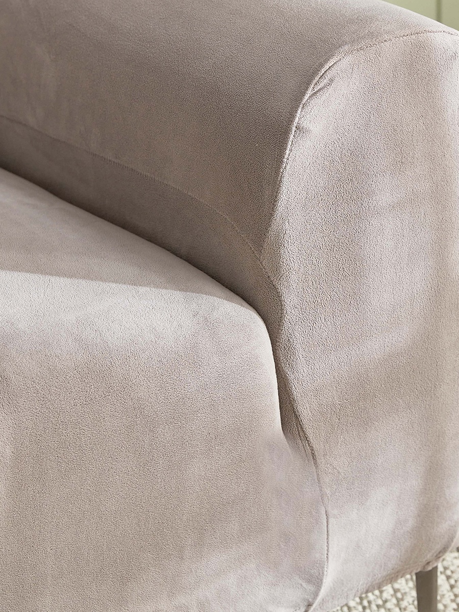 Veloura Velveteen 3-Seater Sofa Cover - 180-225 cm