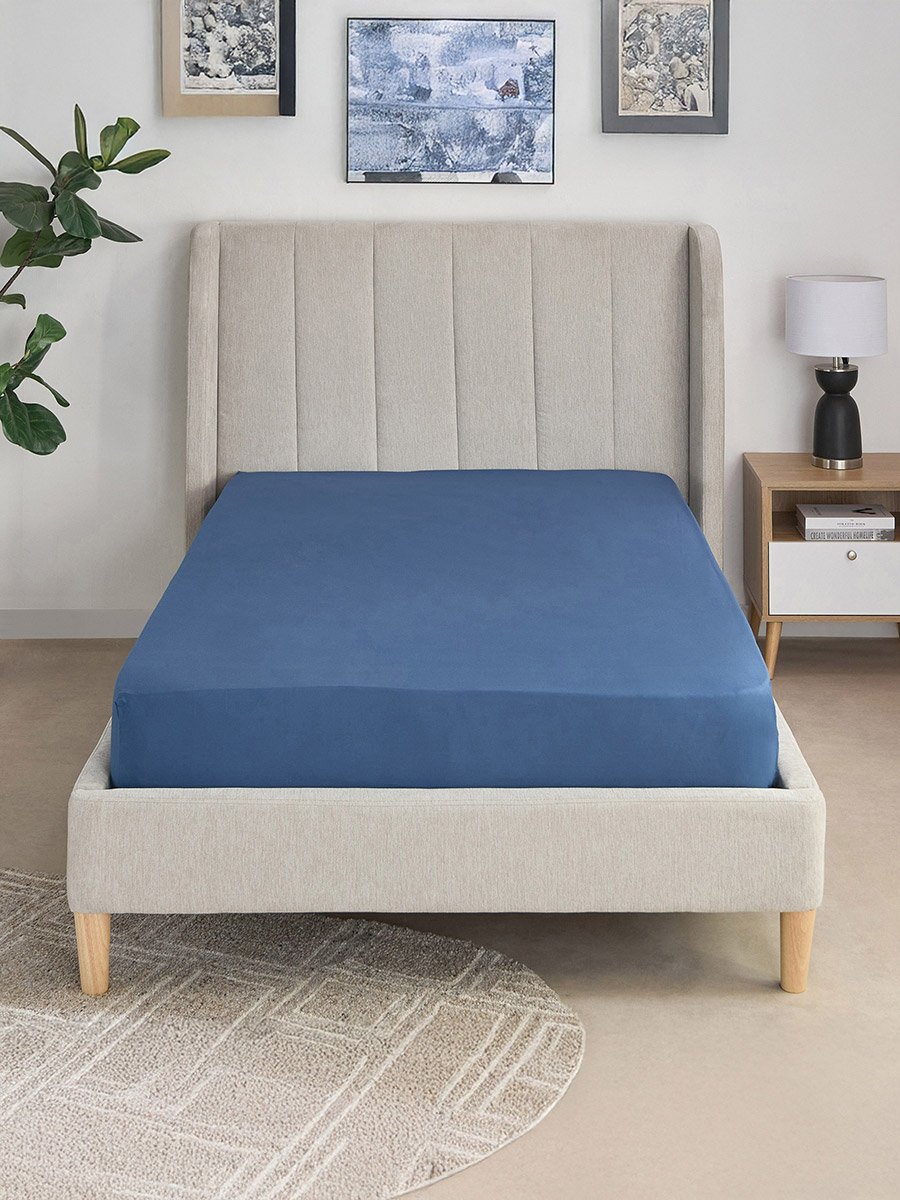 Essential Cotton Twin Fitted Sheet - 120x200+36 cm