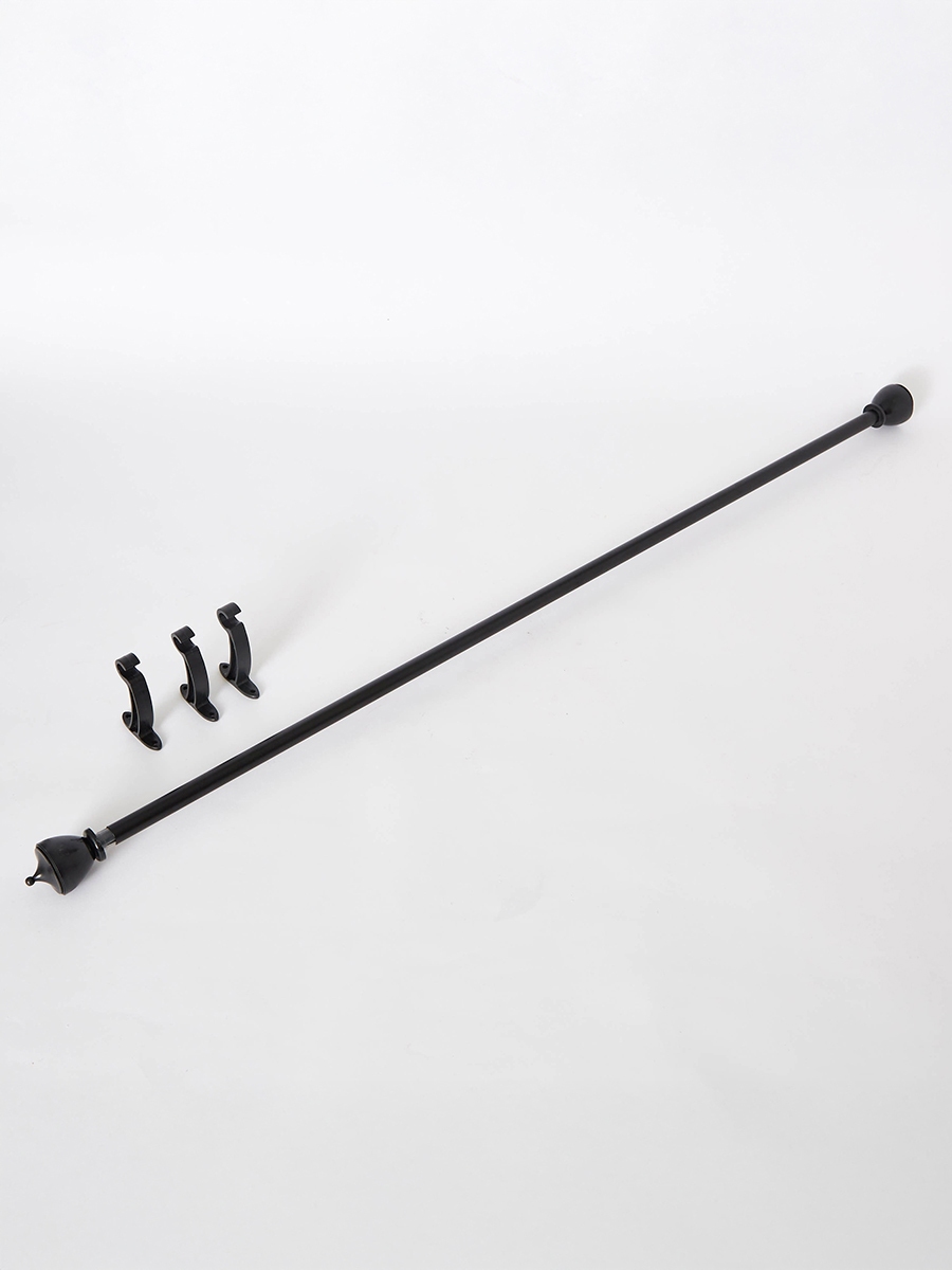 Elementary Matte Extendable Curtain Rod - 89 -167 cm