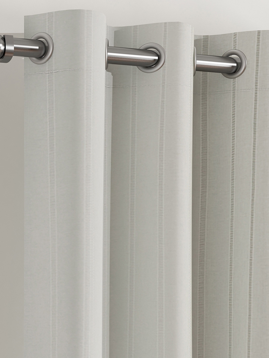 Nordic 2-Piece Sheer Extra Long Curtain Set - 140x300 cm
