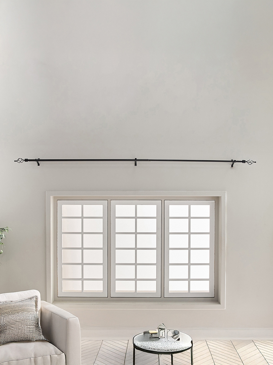 Emily Extendable Double Curtain Rod - 150-400 cm