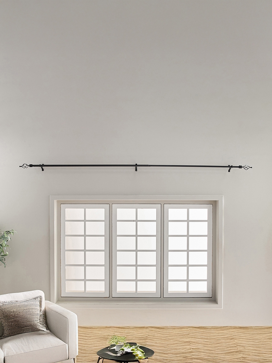 Emily Extendable Double Curtain Rod - 120-300 cm