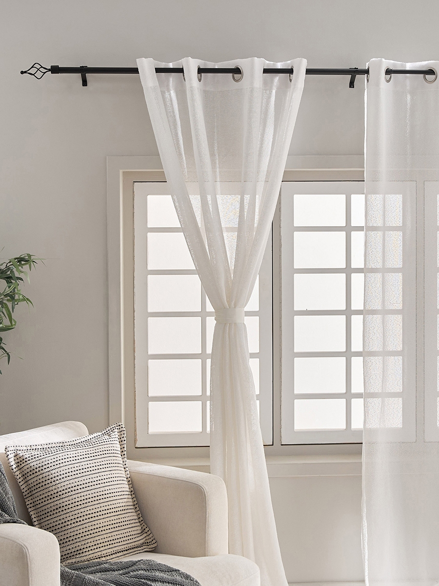 Emily Extendable Double Curtain Rod - 120-300 cm
