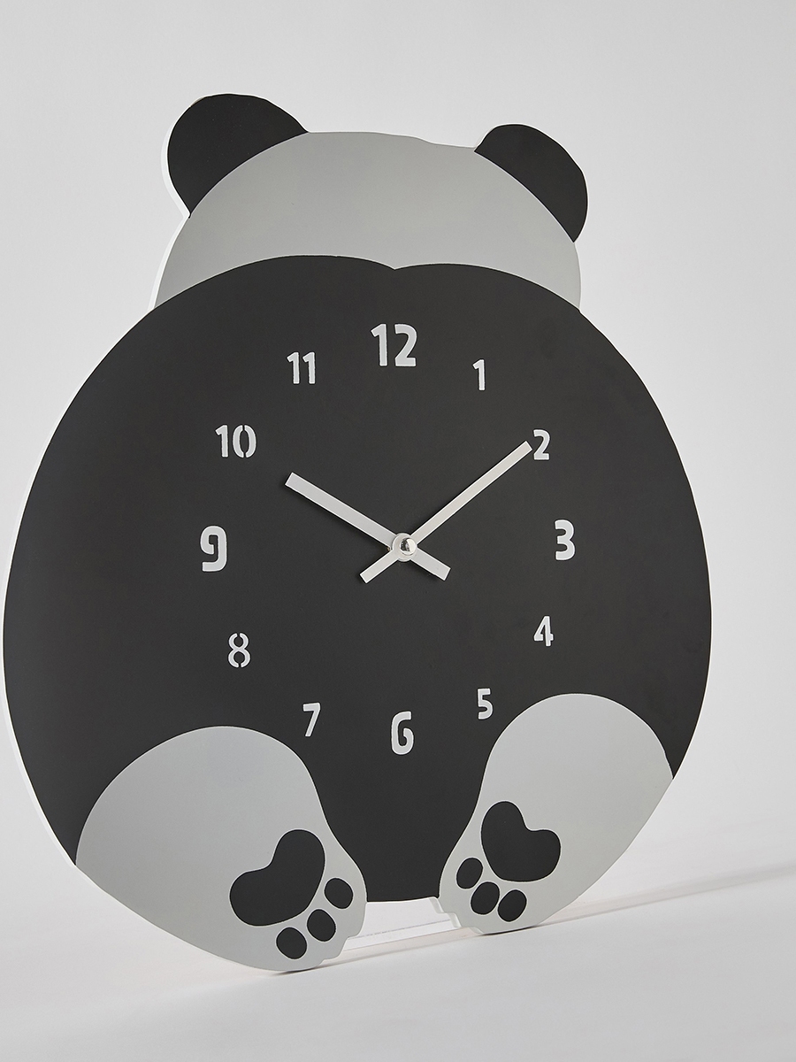 Forresta Panda Wall Clock - 35x40 cm