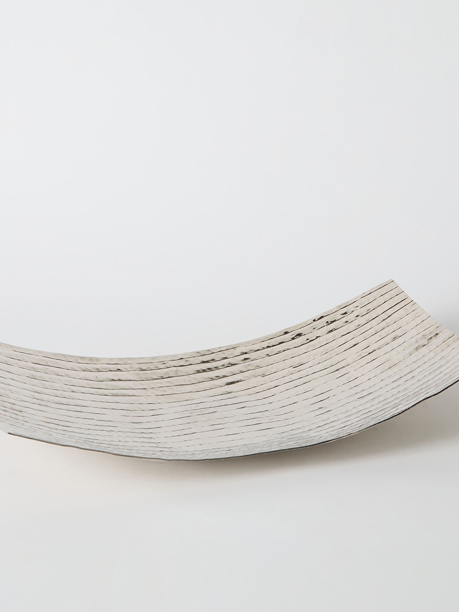 وعاء مستطيل مضلع لامع ألومنيوم من أوسي - 43 × 23 × 7.5 سم