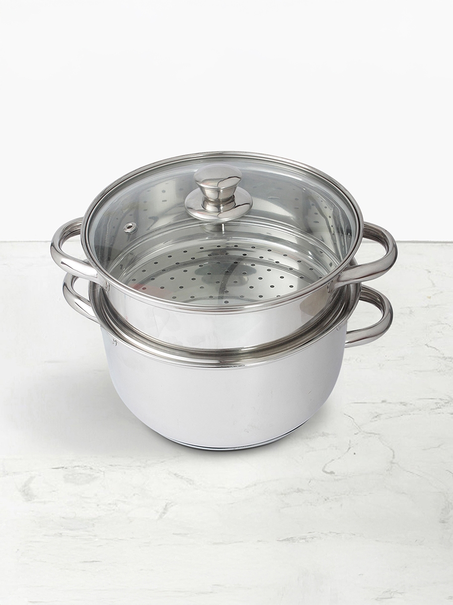 Stilo Stainless Steel 2-Tier Steamer - 20 cm
