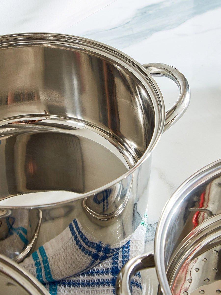 Stilo Stainless Steel 3-Tier Steamer - 24 cm