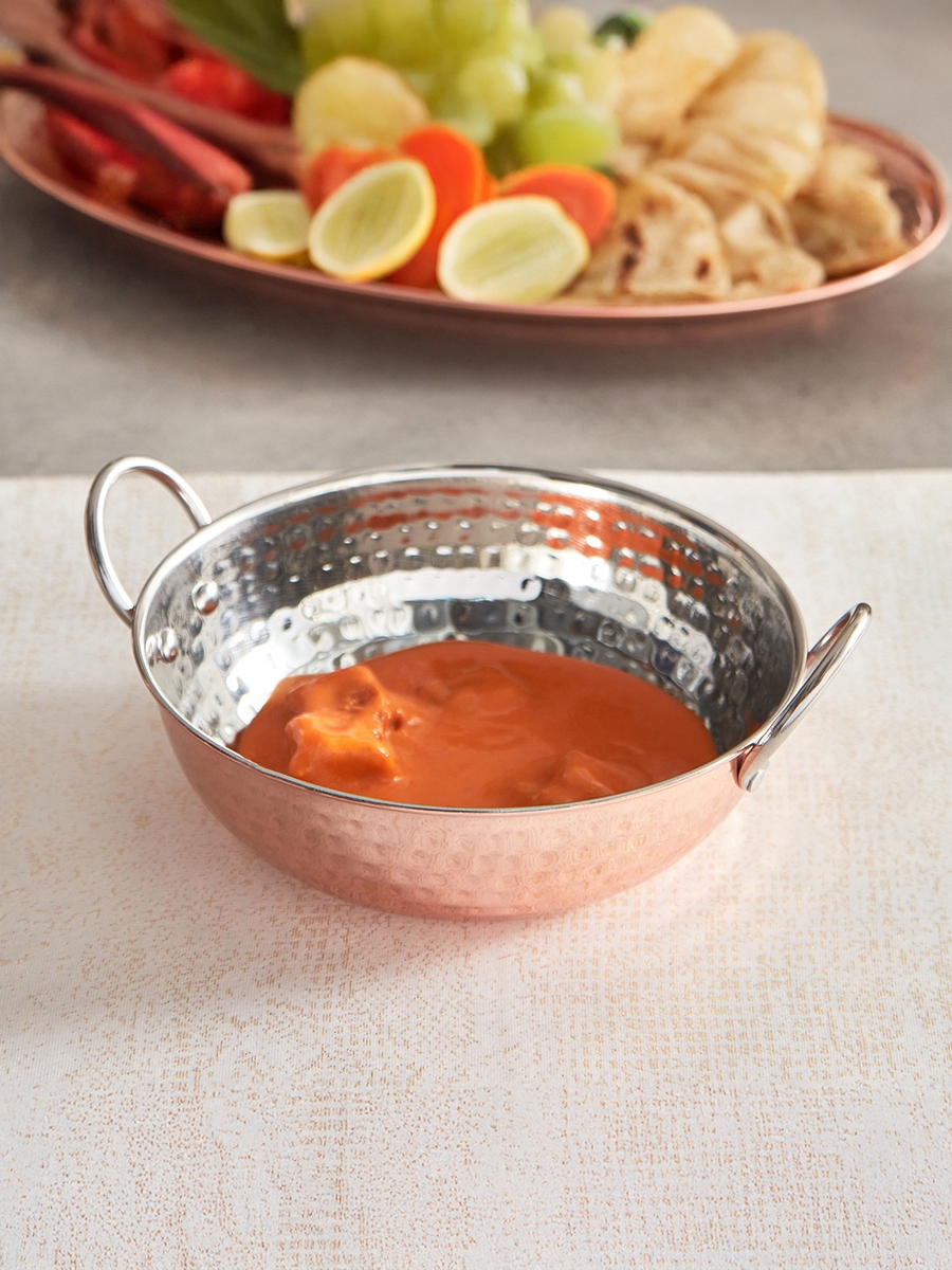Copper Shine Kadhai - 17 cm