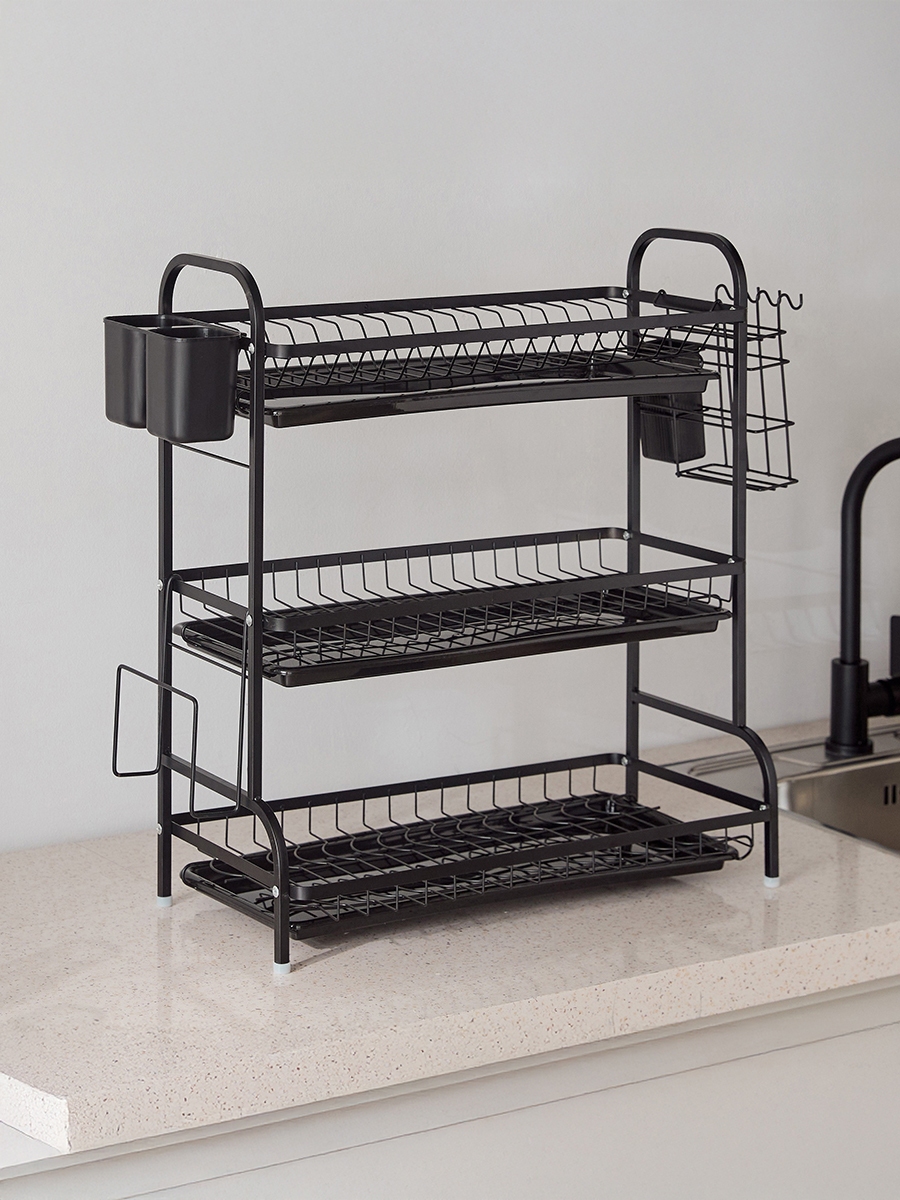 Daish 3-Tier Dish Rack with Holder