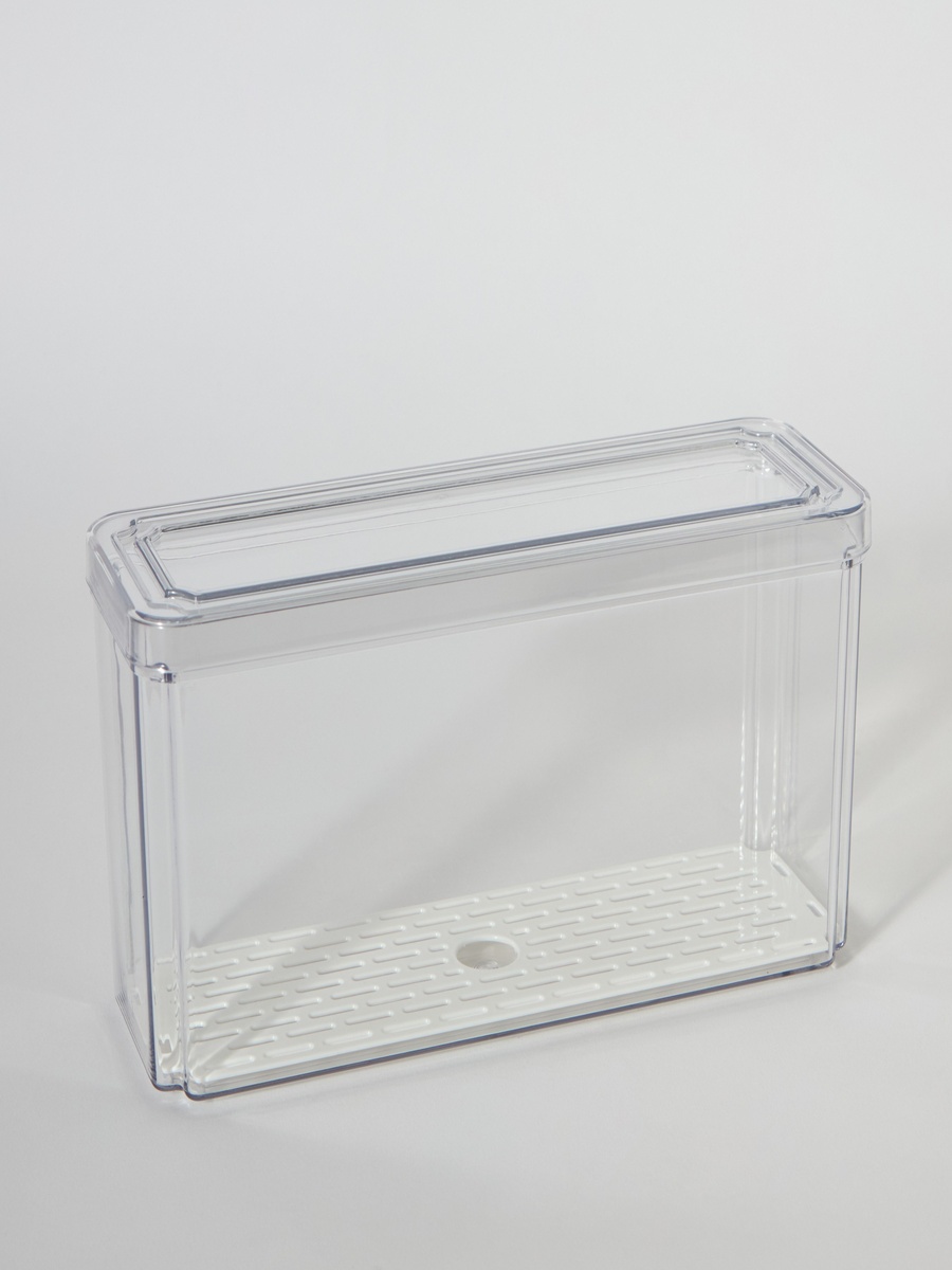 Sistematico Stackable Fridge Organizer with Drainage Tray - 2500 ml