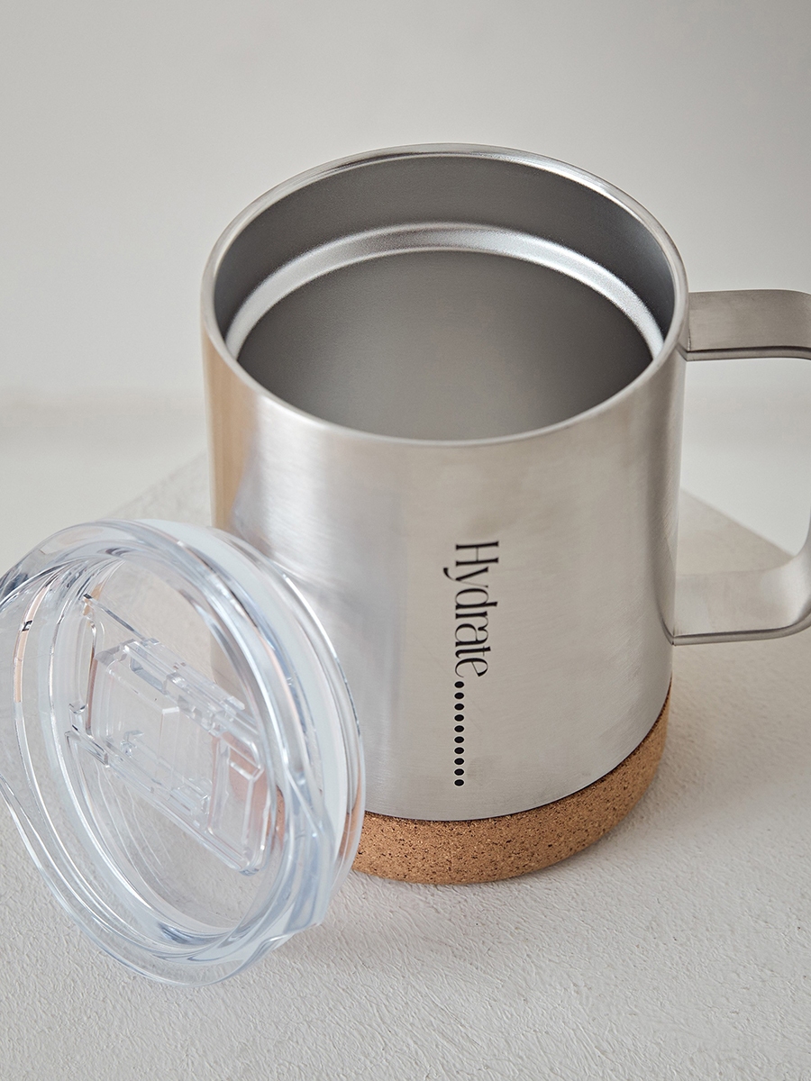 Lustra Stainless Steel Double Wall Travel Mug - 360 ml