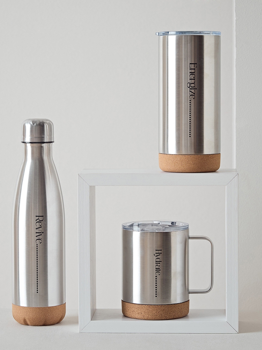 Lustra Stainless Steel Double Wall Travel Mug - 360 ml