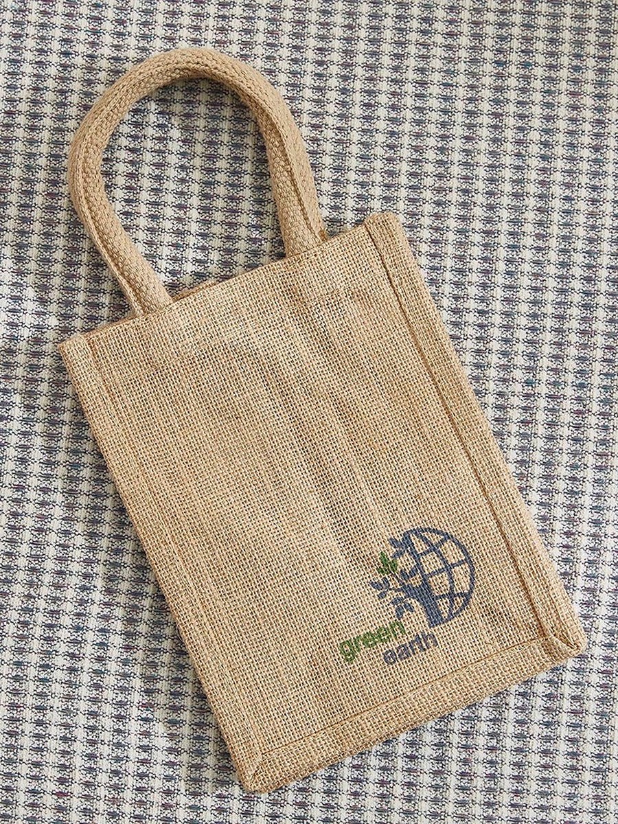 شنطة غداء جوت متعددة الاستخدامات من جو جرين - 40*17*17 سم