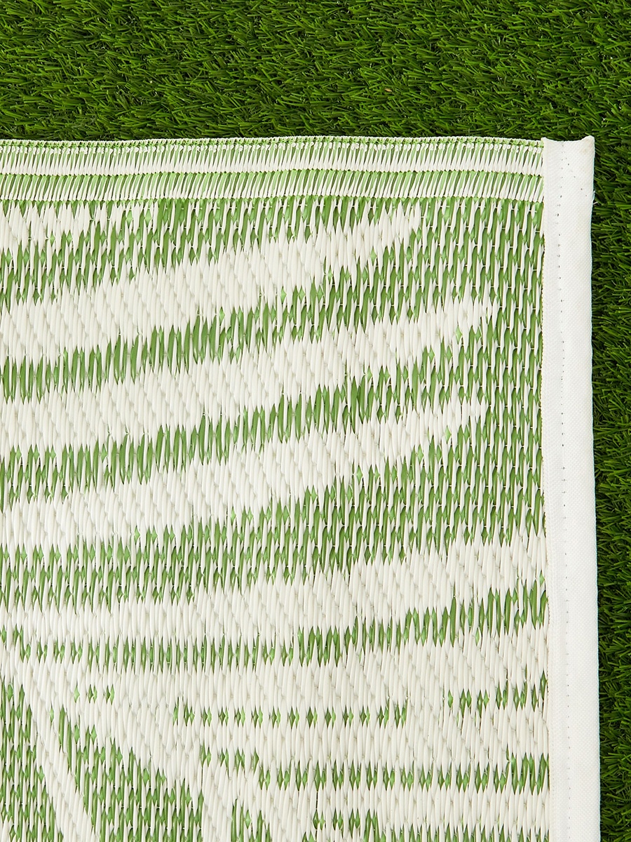 Arlo Leaf Print Outdoor Indoor Mat - 120x180 cm