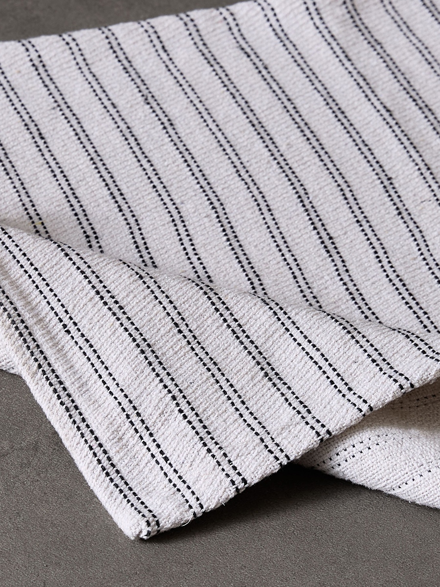 Allan Snow Recycled Cotton Dhurrie - 60x120 cm