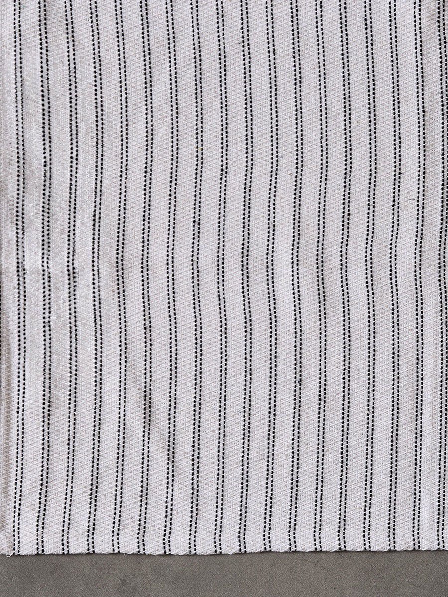 Allan Snow Recycled Cotton Dhurrie - 60x180 cm