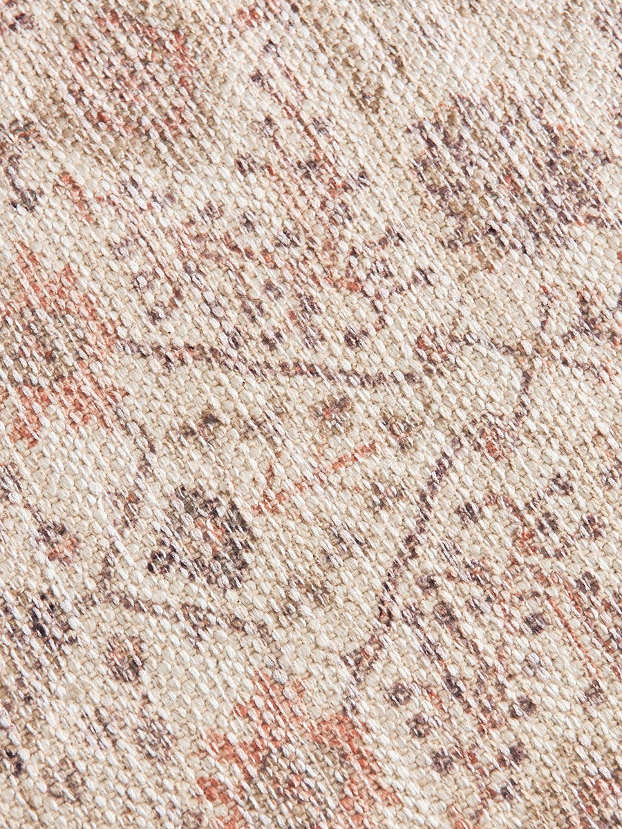 Glimmer Juana Handmade Printed Dhurrie - 80x150 cm