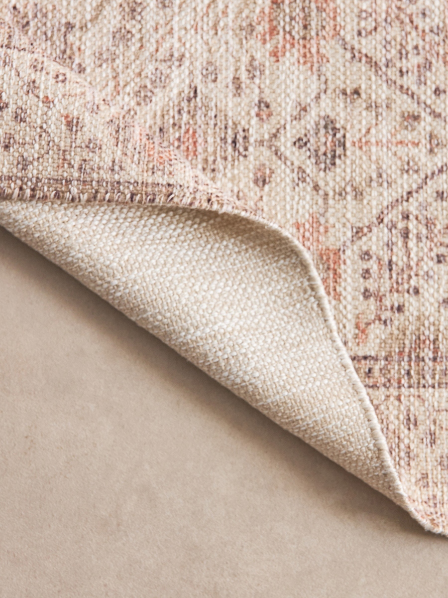Glimmer Juana Handmade Printed Dhurrie - 80x150 cm