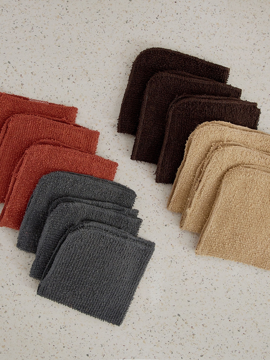 Atlanta 12-Piece Wash Cloth Set - 28x28 cm