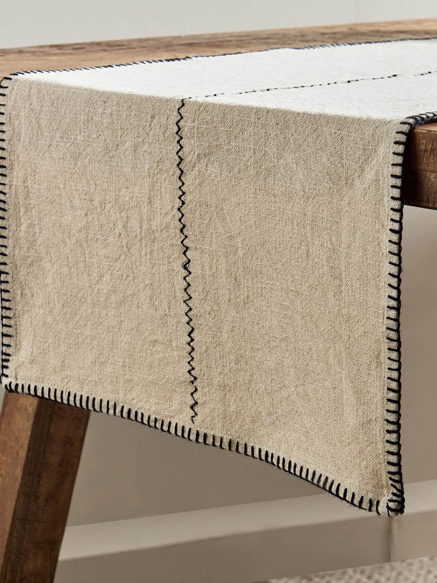 Naturio Stitch Table Runner - 40x120 cm