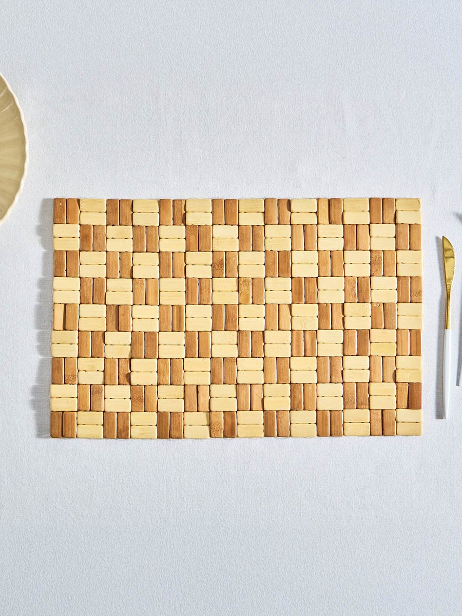 Woodland Bamboo Tile Placemat - 30x45 cm