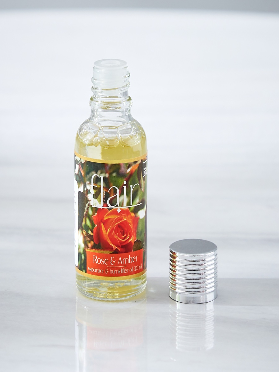زيت عطري برائحة الورد والعنبر من فلير - 30 مل