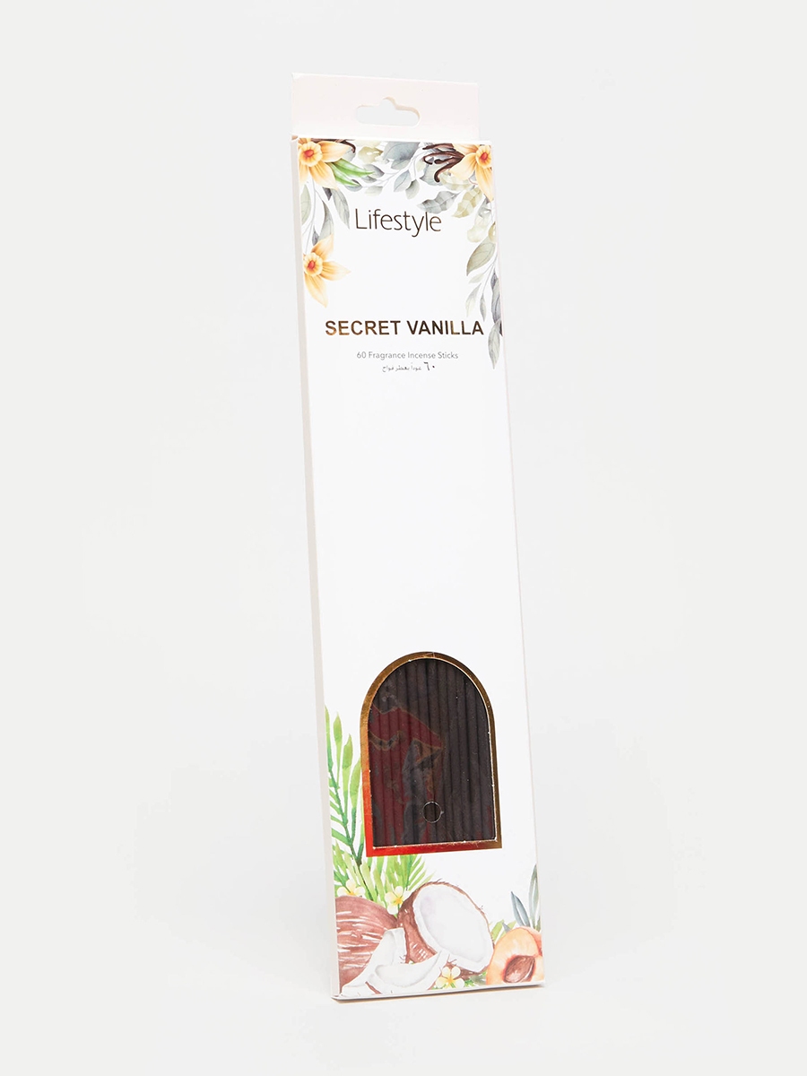 Secret Vanilla Incense Stick - Set of 60